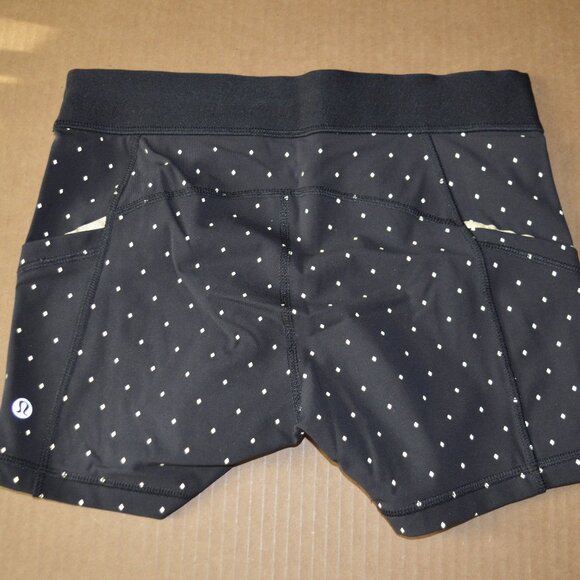 Lululemon REFLECTIVE What The Sport Short Night Gold Diamond Tight Side Pockets - Picture 3 of 4